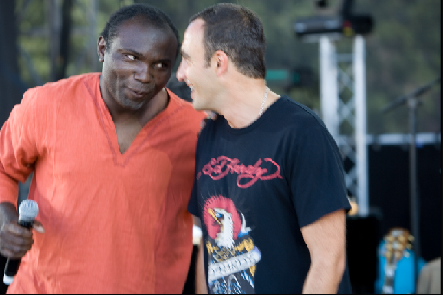 Francis Jocky et Nikos Aliagas 